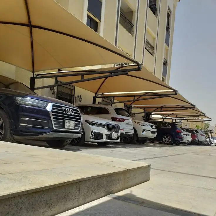 مظلات سيارات الرياض 1 مظلة سيارات بيج حديثة، تركيب مظلات في الرياض.