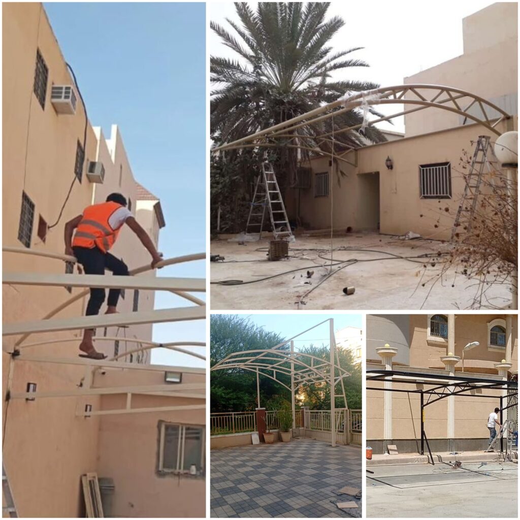 مظلات مقوسة بالرياض 2